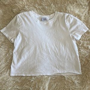 outdoor voices white tee